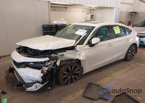 2023 Honda Civic Ex-L /Ex-L W/O Bsi из США, поврежденный, VIN 19XFL1H75PE006127